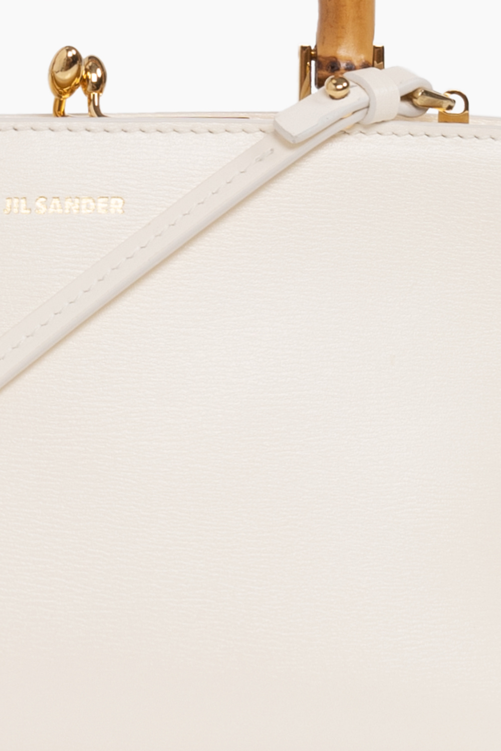 Cream 'Goji Bamboo Mini' shoulder bag JIL SANDER - Vitkac GB